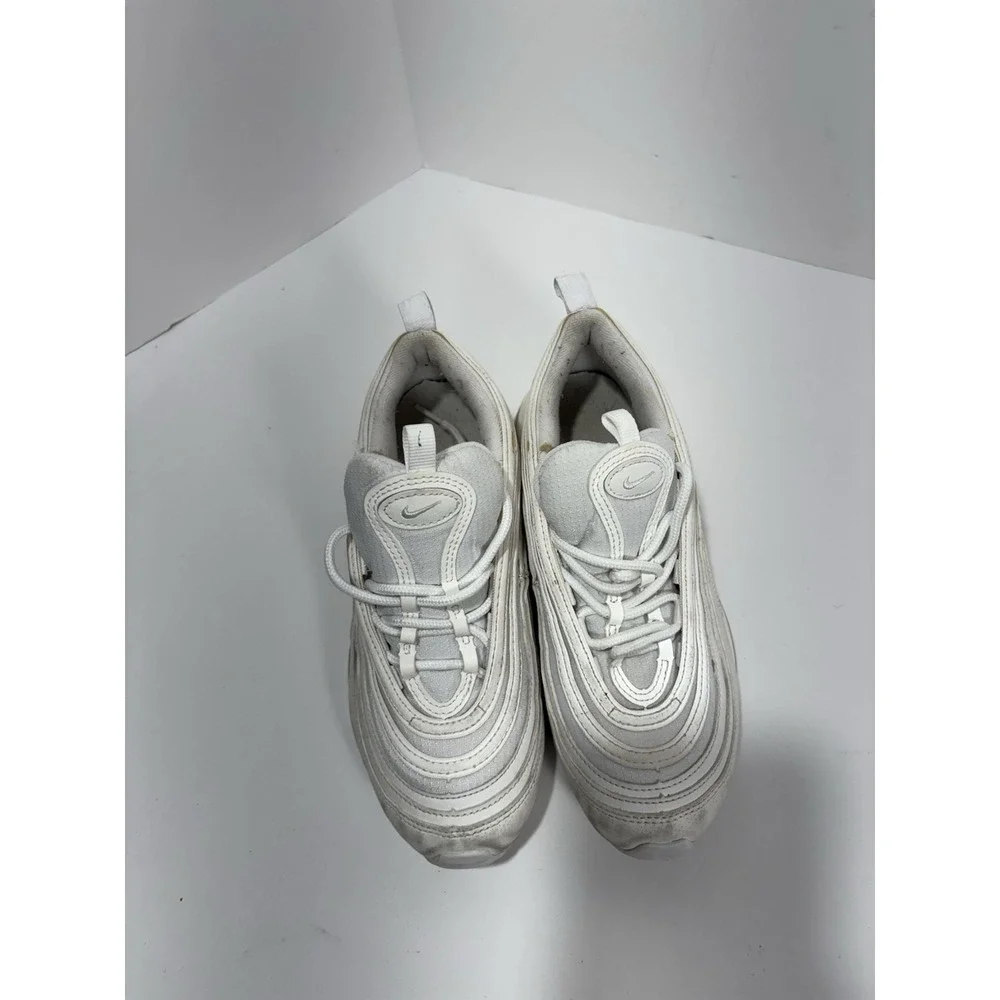 Nike Air Max 97 (GS) Big Kids' 4 Y Shoes White-Metallic Silver‎ 921522-104 Shoes